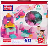 MEGABLOKS First Builders - Sac Medium Rose - 60 blokken - thumbnail