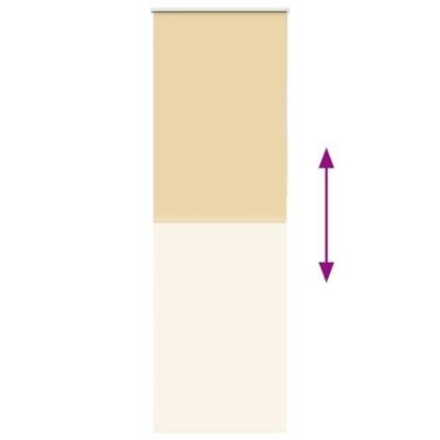 Rolgordijn verduisterend 75x210cm stofbreedte 70,7 cm polyester