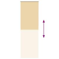 Rolgordijn verduisterend 85x210cm stofbreedte 80,7 cm polyester - thumbnail