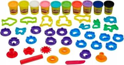 Hasbro Play-doh toolkit met +30 onderdelen & 10 kleipotjes Hasbro Play-doh toolkit met +30 onderdelen & 10 kleipotjes