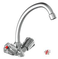 Schutte DUO MIX II tweegreepskraan keuken | lage druk | chroom
 47900 - thumbnail