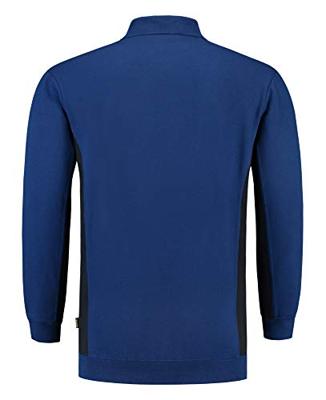 Tricorp polosweater Bi-Color - Workwear - 302001 - koningsblauw/marine blauw - maat XL