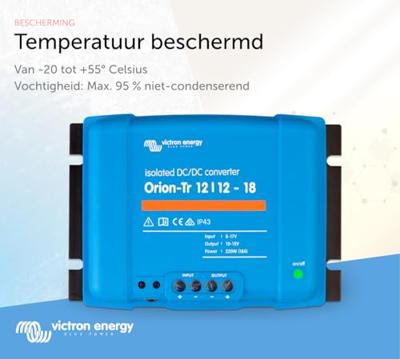 Victron Energy Orion-Tr 12/12-18A Converter 220 W 12 V - 12.2 V Victron Energy Orion-Tr 12/12-18A Converter 220 W 12 V - 12.2 V