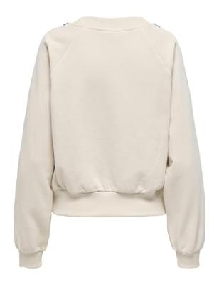 Only Onljett L/s O-neck Emb. Box Swt 15355912 Sweater 4856683 Birch Embellishment