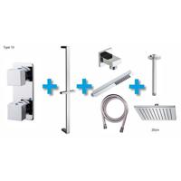 Wiesbaden one-pack inbouwthermostaatset type 13 - thumbnail