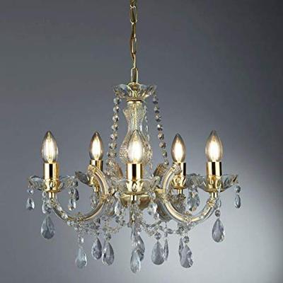 Searchlight Messing kroonluchterMarie Therese - 699-5