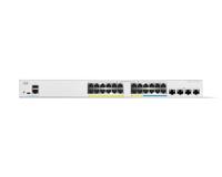 Cisco Catalyst 1300-24MGP-4X Managed Switch, 16-poorts GE, 8 poorten 2.5GE, PoE, 4 x 10GE-SFP+, beperkte bescherming voor de levensduur (C1300-24MGP-4X) - thumbnail
