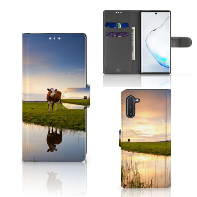 Samsung Galaxy Note 10 | Telefoonhoesje | Met pasjeshouder | Koe