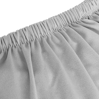VidaXL Stretch meubelhoes voor bank grijs polyester jersey