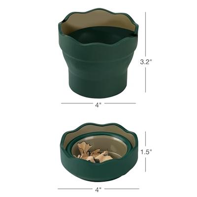 Faber Castell Watercup Clic & Go - donkergroen