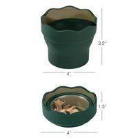 Faber Castell Watercup Clic & Go - donkergroen - thumbnail