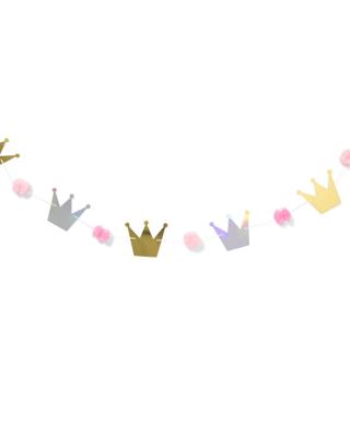 HEMA Slinger 2.5m papier kroon - 2 stuks