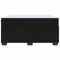 Bedframe met matras met matras Zwart 140 x 200 cm Fluweel - thumbnail