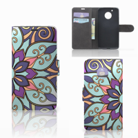 Motorola Moto G5 Hoesje Purple Flower - thumbnail