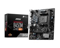 MSI B450M-A Pro MAX II Moederbord Vormfactor Micro-ATX Moederbord chipset AMD® B450 - thumbnail