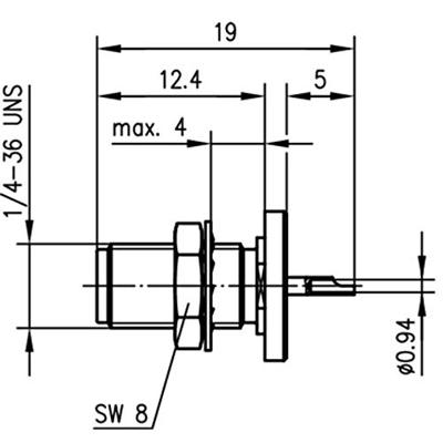 Telegärtner 100024671 100024671 SMA-connector Bus, inbouw 50 Ω 1 stuk(s) Telegärtner 100024671 100024671 SMA-connector Bus, inbouw 50 Ω 1 stuk(s)