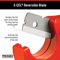 Ridgid Kunststofbuizenschaar | 3-42 mm | PP/PE/PB/CPVC/PVC, verbindingspijpen | 1 stuk - 23488 - 23488 - thumbnail