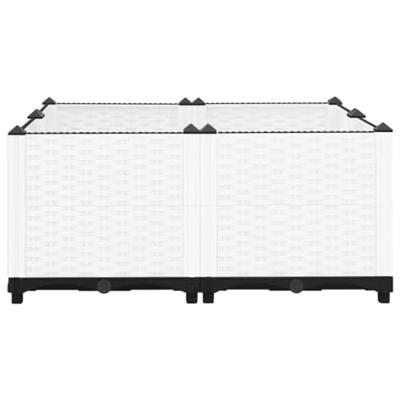 VidaXL Plantenbak verhoogd 80x80x38 cm polypropyleen