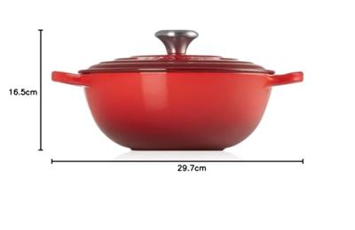 LE CREUSET - Signature - Marmite 28cm 4,90l Kersenrood