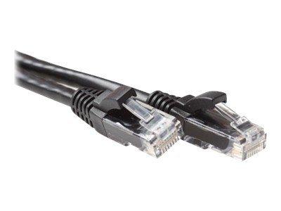 ACT Zwarte 10 meter SFTP CAT6A patchkabel snagless met RJ45 connectoren