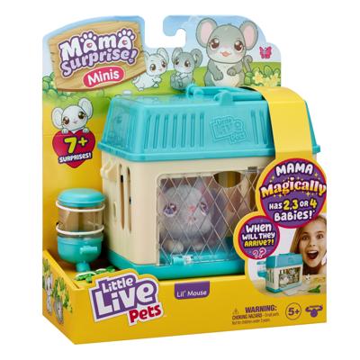 Moose Toys Little live pets mama surprise mini speelfiguur muis