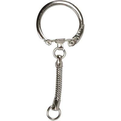Creativ Company Sleutelhanger met ketting, l: 6 cm, d 2,3 cm, 25 stuk/ 1 doos Creativ Company Sleutelhanger met ketting, l: 6 cm, d 2,3 cm, 25 stuk/ 1 doos