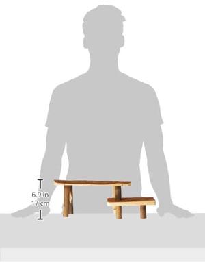 Houten kader Trixie Hout Modern 37 × 17 × 28 cm Bruin - thumbnail
