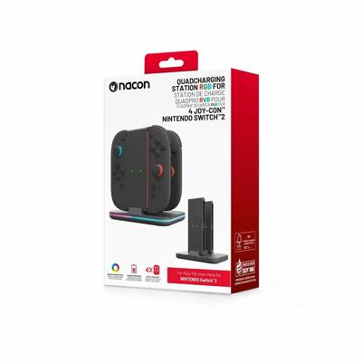 Nacon Switch 2 Quad Charger For 4 Joy-Con Controllers