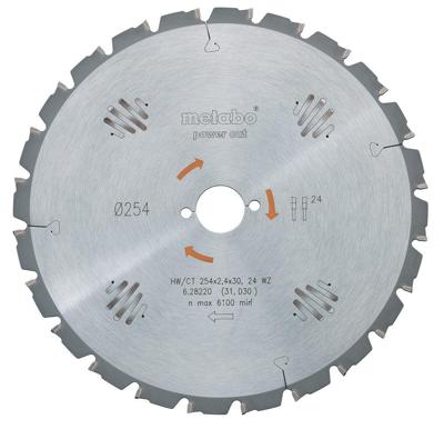 Metabo 628025000 Cirkelzaagblad 254 mm 1 stuk(s) Metabo 628025000 Cirkelzaagblad 254 mm 1 stuk(s)