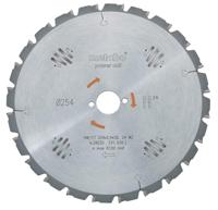 Metabo 628025000 Cirkelzaagblad 254 mm 1 stuk(s) - thumbnail