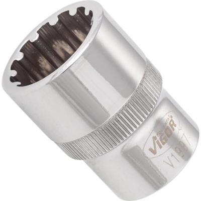 Vigor V1997 Dop (zeskant) Dopsleutelinzetstuk 19 mm 1/2 (12.5 mm)