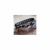 Edelsteen Armband Jaspis Picasso met Knoopsluiting - thumbnail