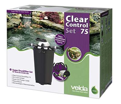 Clear Control 25 Set CC plus UV-C 9W plus HS 4500 plus slang - Velda