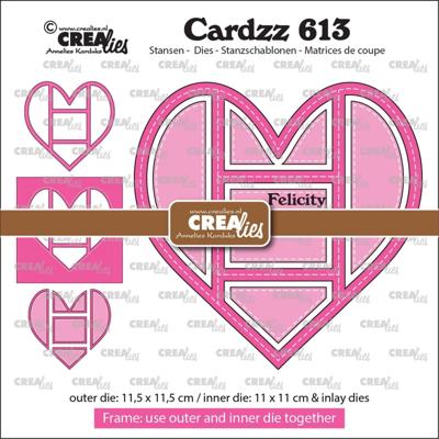 Crealies • cardzz frame & inlay felicity