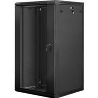 Lanberg WF01-6622-10B rack 22U Wandrek Zwart - thumbnail