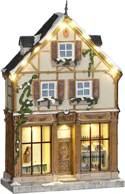 Bakery battery operated l17xb7xh26,5cm Kerst Luville - Luville