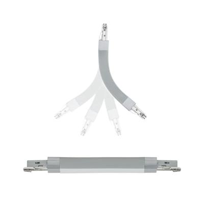 Paulmann 95325 230V-railsysteemcomponenten Flexverbinder Chroom (mat)