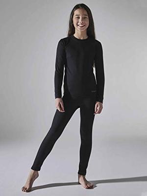 Craft 1909712 Core Warm Baselayer Set Jr - Black - 146/152 Craft 1909712 Core Warm Baselayer Set Jr - Black - 146/152