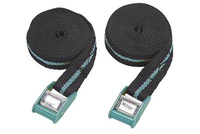 Wolfcraft Bandspanners | Met veerklem | 120kg | L 4m | 2 stuks - 3421000