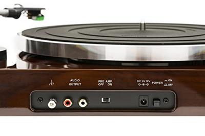Thorens TD 204 platenspeler walnoot