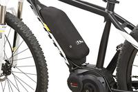 M-Wave cover downtube accu zwart - thumbnail