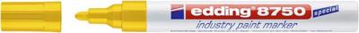 Paintmarker edding 8750 industrie 2-4mm geel | 10 stuks