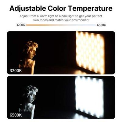 VIJIM VL120 krachtige LED-lamp voor videobellen KIT - met zuignap voor laptop / computer / monitor