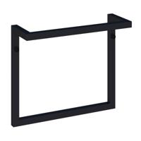 Brauer Handdoekbeugel - 35 cm - Mat Zwart - thumbnail