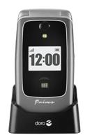 Primo 418 by Doro grafiet GSM grote toetsen mobiele telefoon met groot kleurendisplay, valsensor, zaklamp, FM-radio, kalender, incl. tafellaadstation grafiet - thumbnail