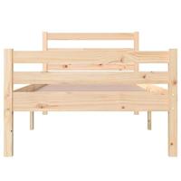Bedframe massief hout 90x200 cm - thumbnail