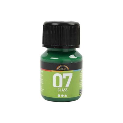 A-color Permanente glasverf - briljant groen, 30ml