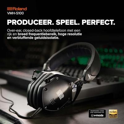 Roland VMH-S100 studio hoofdtelefoon