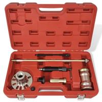 VidaXL Hydraulische wielnaaftrekker met hamer set 10 ton - thumbnail