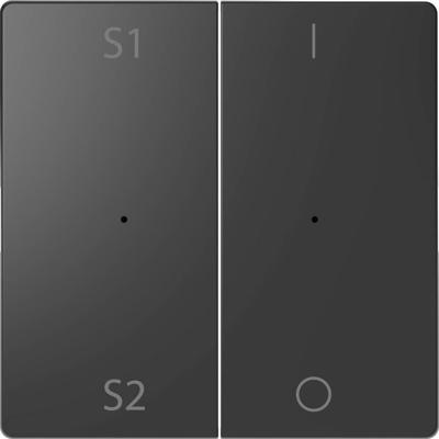 Merten MEG5228-6034 Wisselschakelaar Afdekking System Design Antraciet 1 stuk(s)